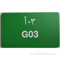 Plaques de nom de porte Braille Signe de lettre arabe